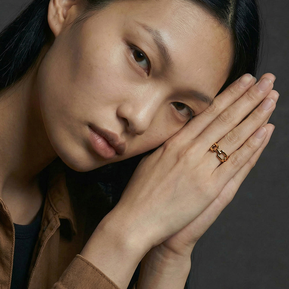 Bold Chain Link Ring