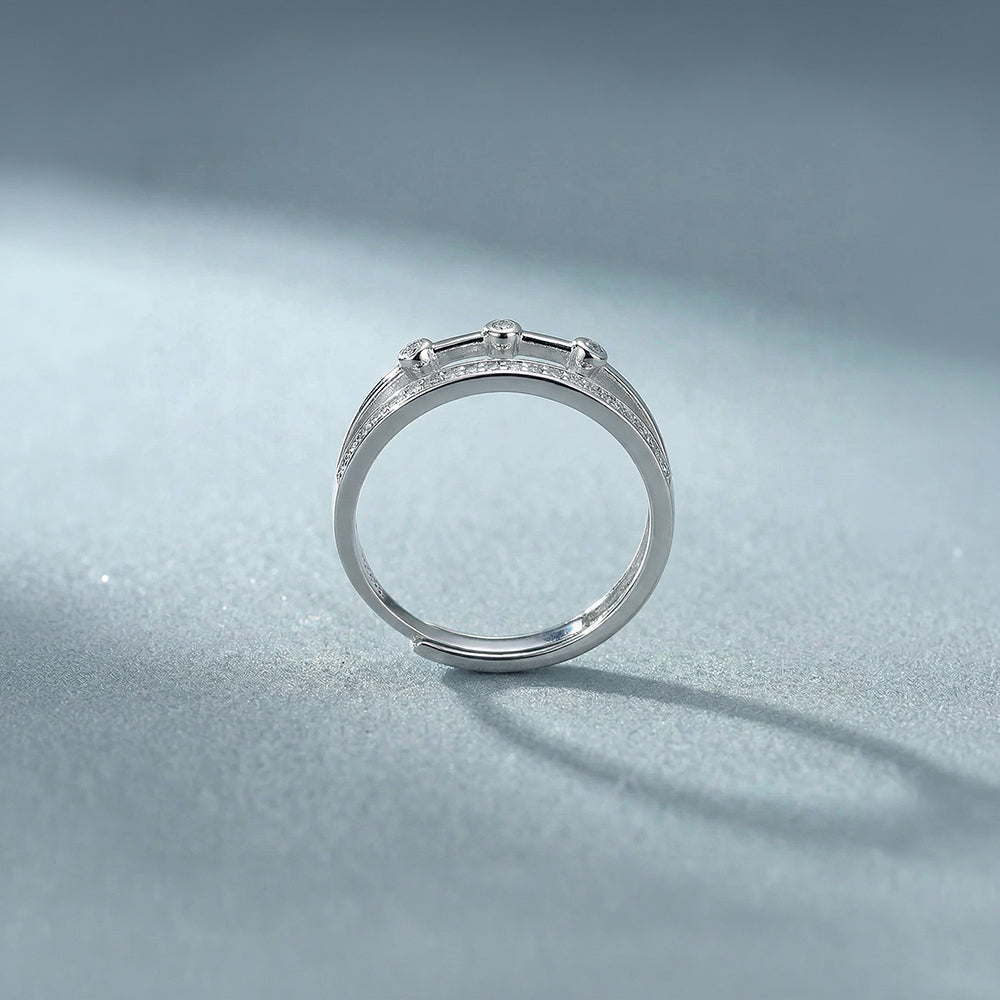 Lumi Layers 925 Sterling Silver Ring