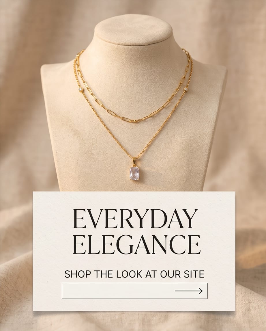 Diamond Multi Layered Necklace