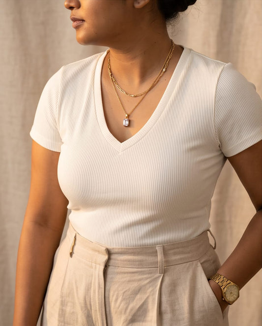 Diamond Multi Layered Necklace