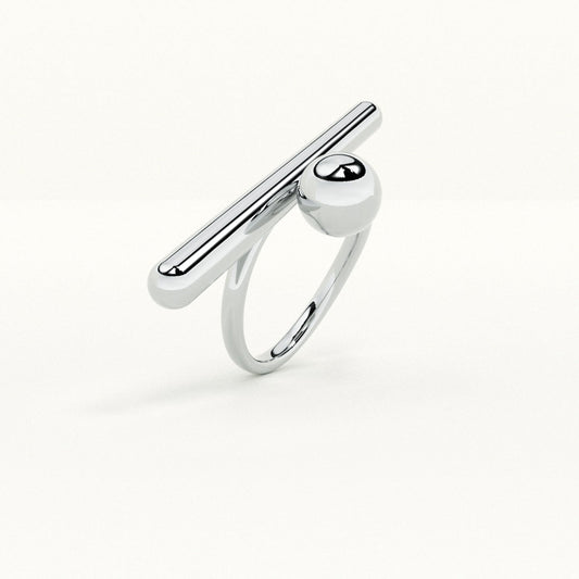 Bar & Ball Adjustable Ring