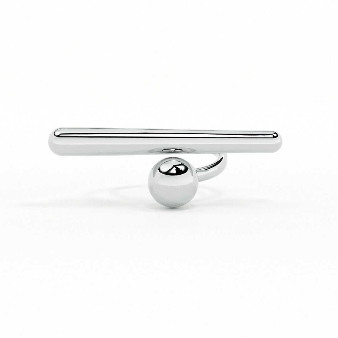 Bar & Ball Adjustable Ring