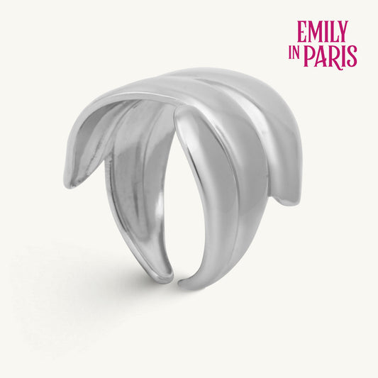 Luxe Curve Wide Sculpted Ring