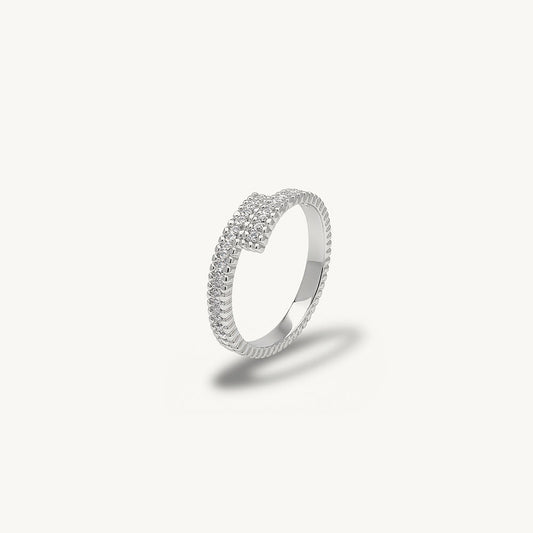 Soft Weave 925 Sterling Silver Ring