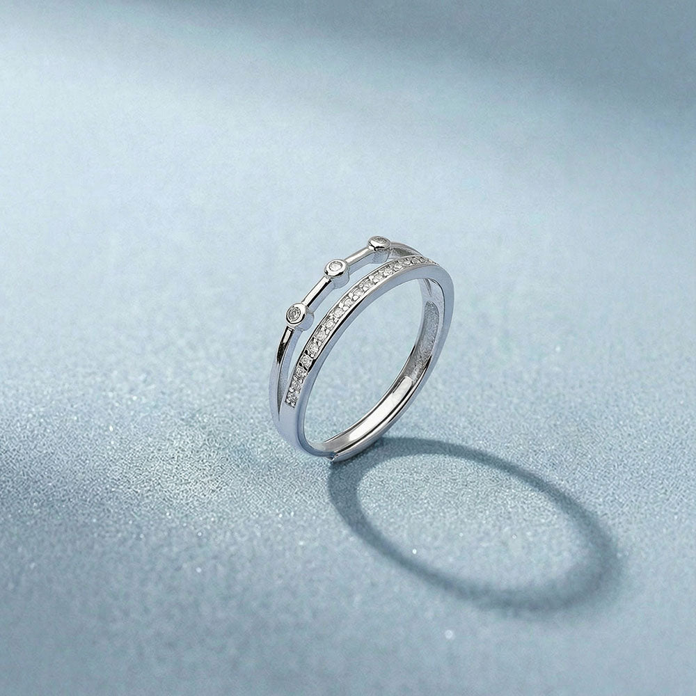 Lumi Layers 925 Sterling Silver Ring