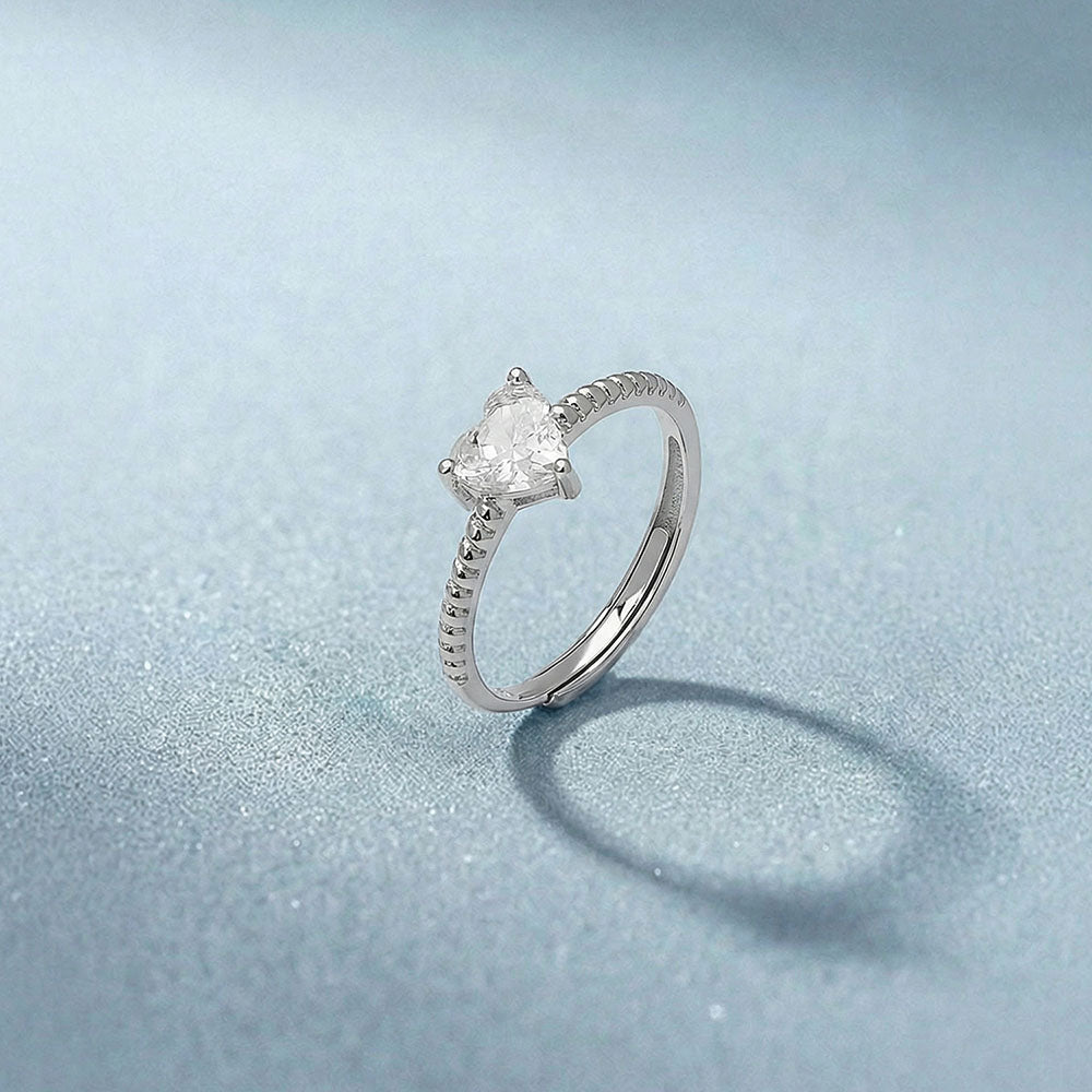Heart Lumi 925 Sterling Silver Ring