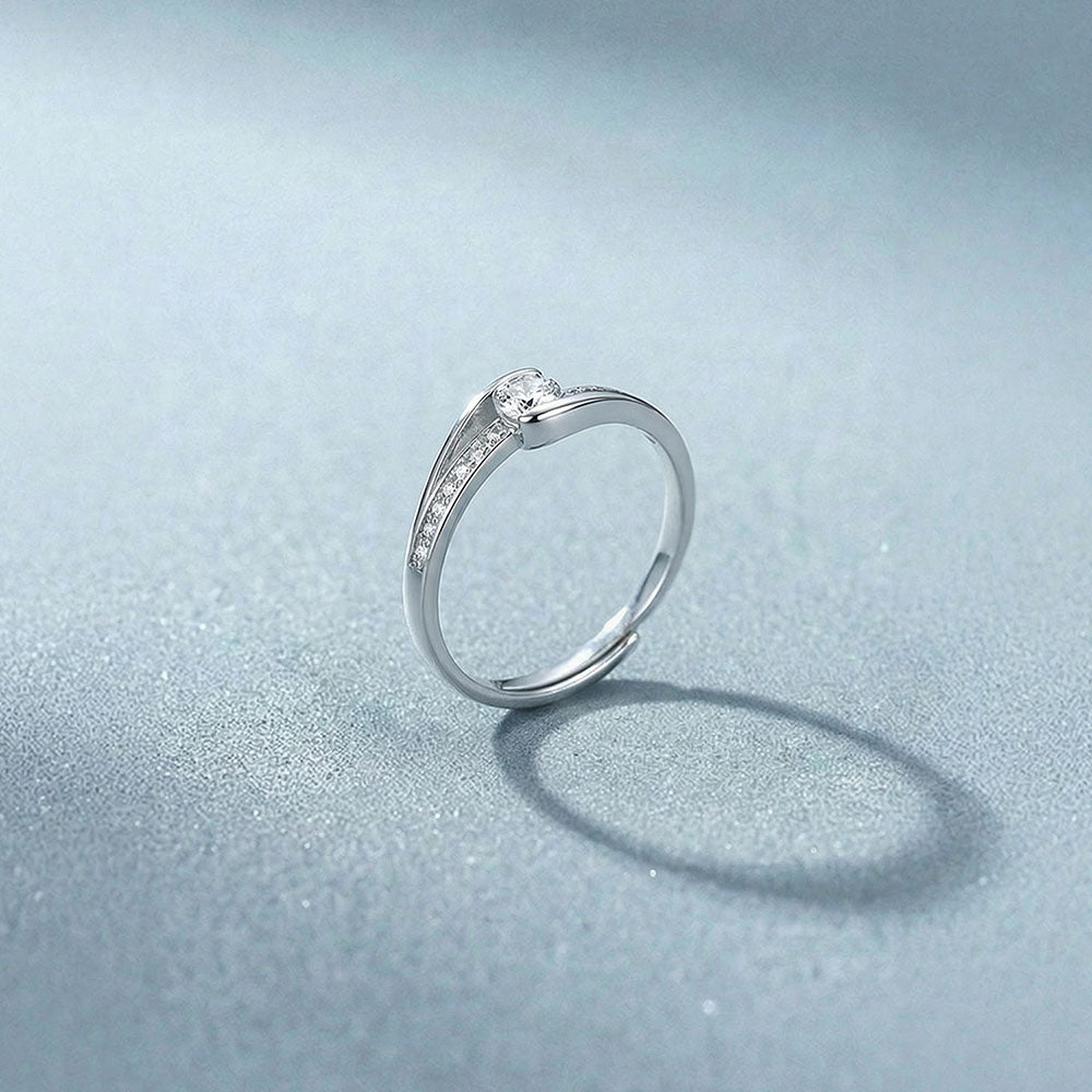 Lumi Curve 925 Sterling Silver Ring