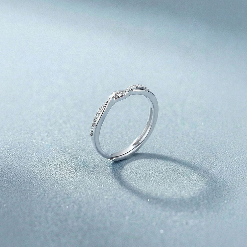 Minimal Radiance 925 Sterling Silver Ring