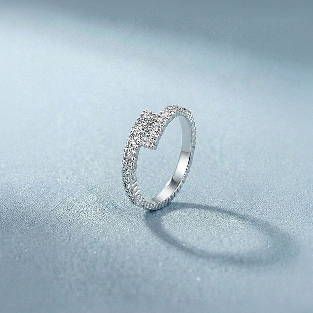 Soft Weave 925 Sterling Silver Ring