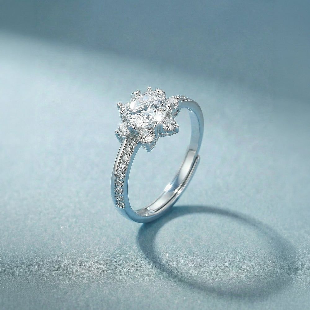 Blossom Glow 925 Sterling Silver Ring