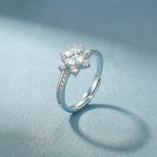 Blossom Glow 925 Sterling Silver Ring