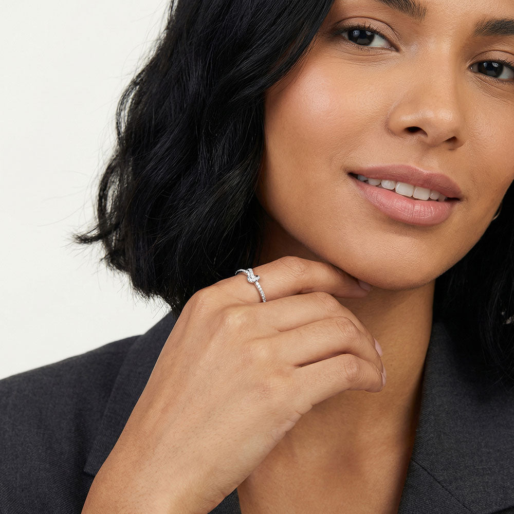 Luna Knot 925 Sterling Silver Ring
