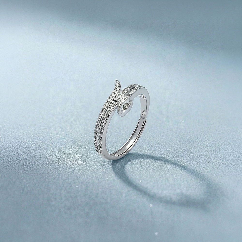 Luna Coil 925 Sterling Silver Ring
