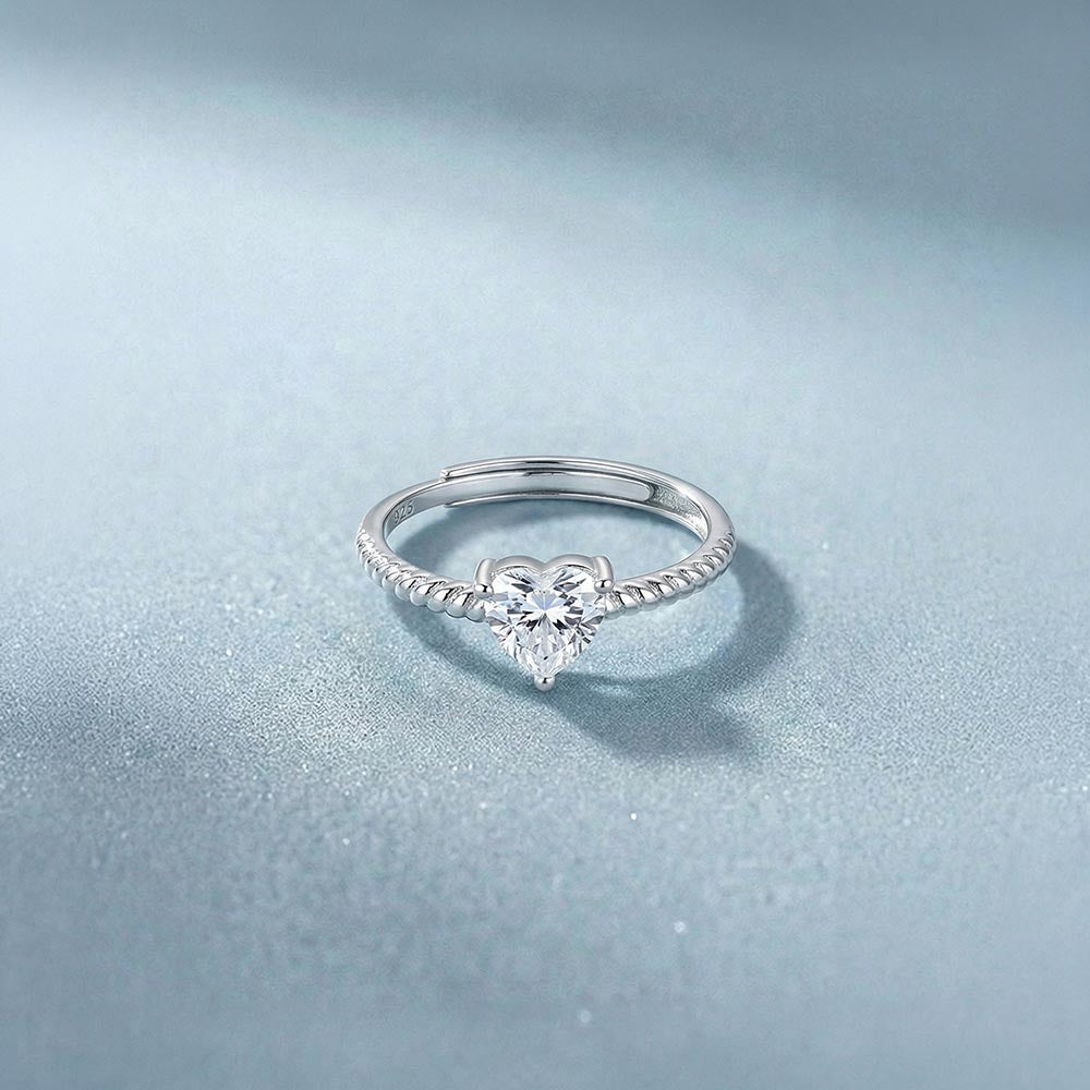 Heart Lumi 925 Sterling Silver Ring