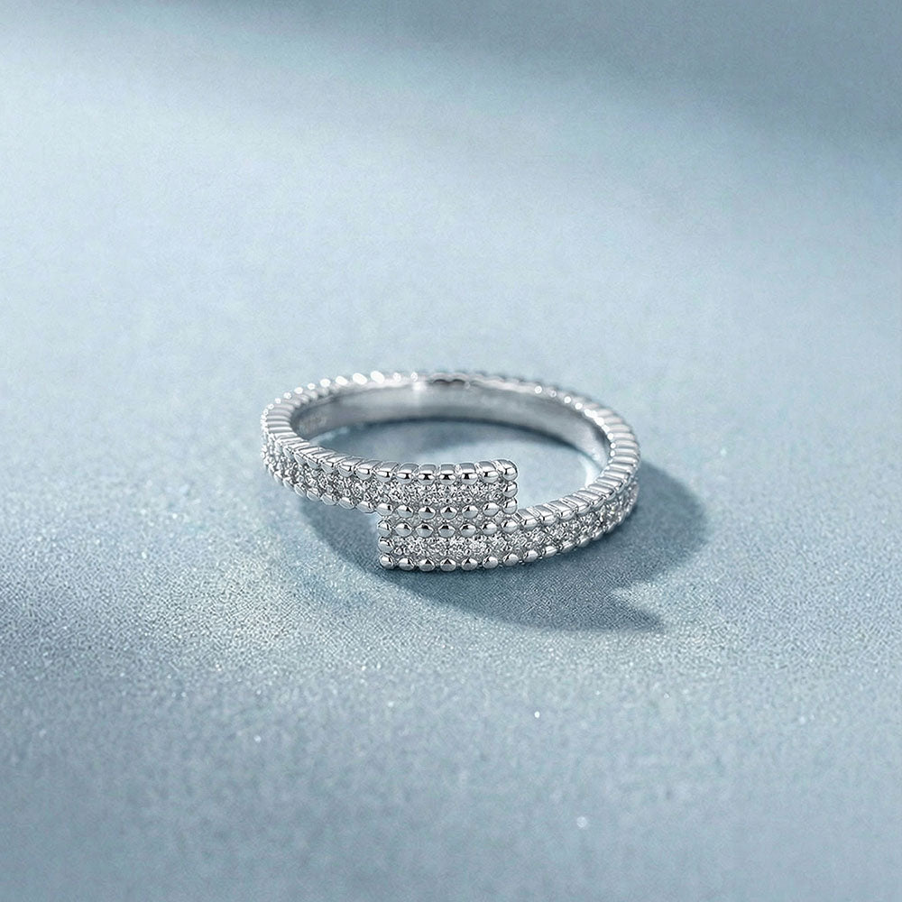Soft Weave 925 Sterling Silver Ring