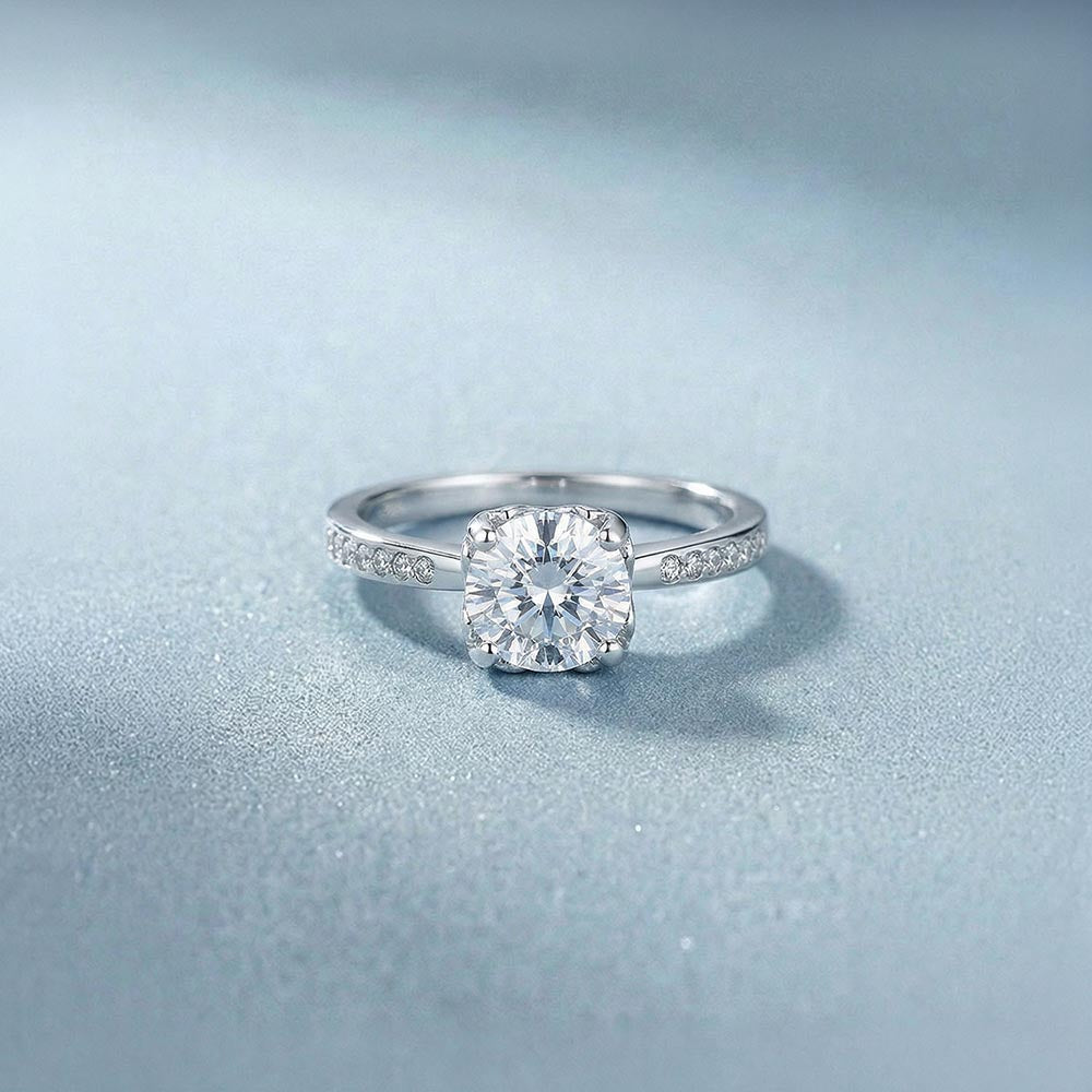 Solitaire Spark 925 Sterling Silver Ring