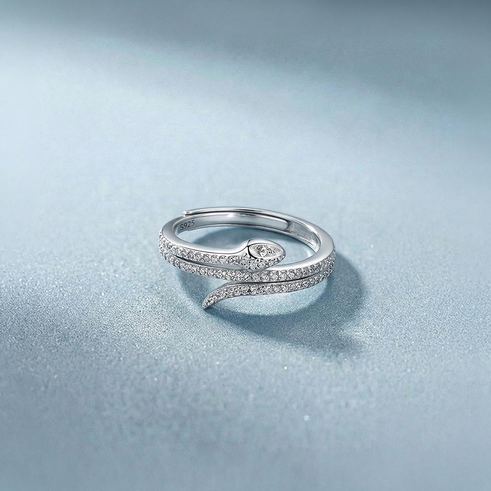 Luna Coil 925 Sterling Silver Ring