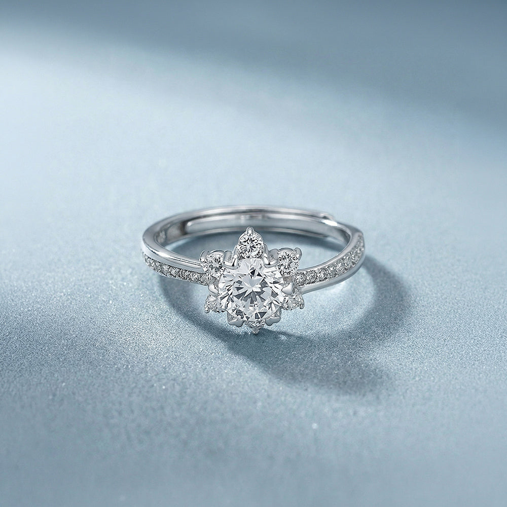 Blossom Glow 925 Sterling Silver Ring