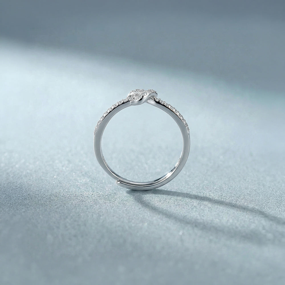 Luna Knot 925 Sterling Silver Ring