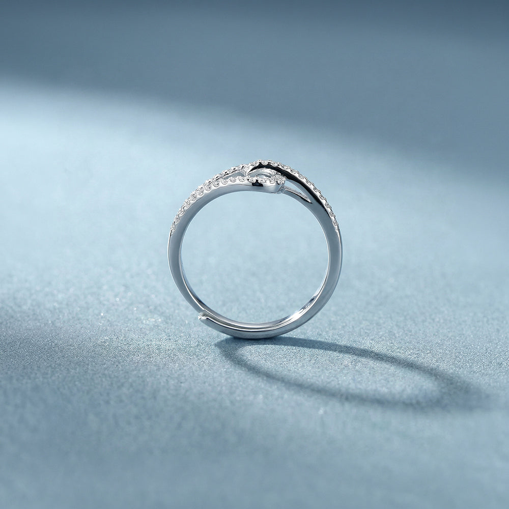 Minimal Twist 925 Sterling Silver Ring