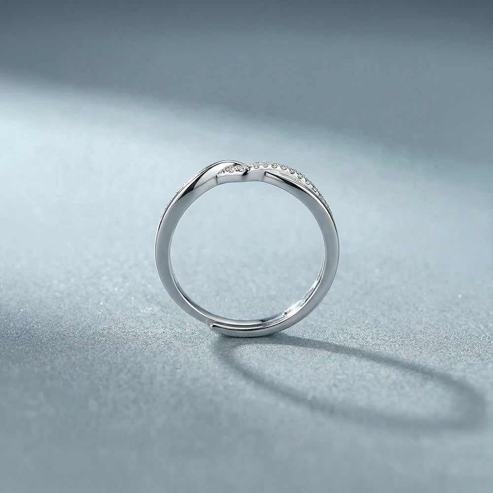 Minimal Radiance 925 Sterling Silver Ring