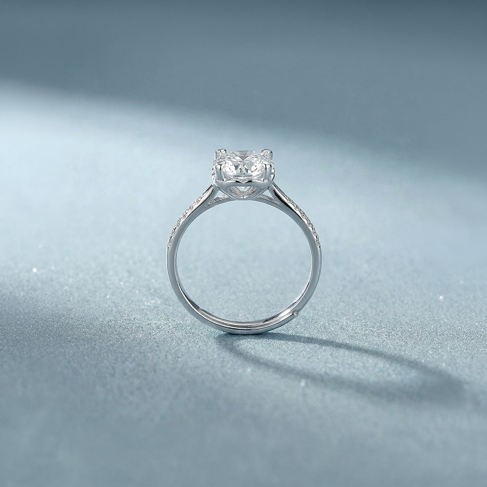 Solitaire Spark 925 Sterling Silver Ring