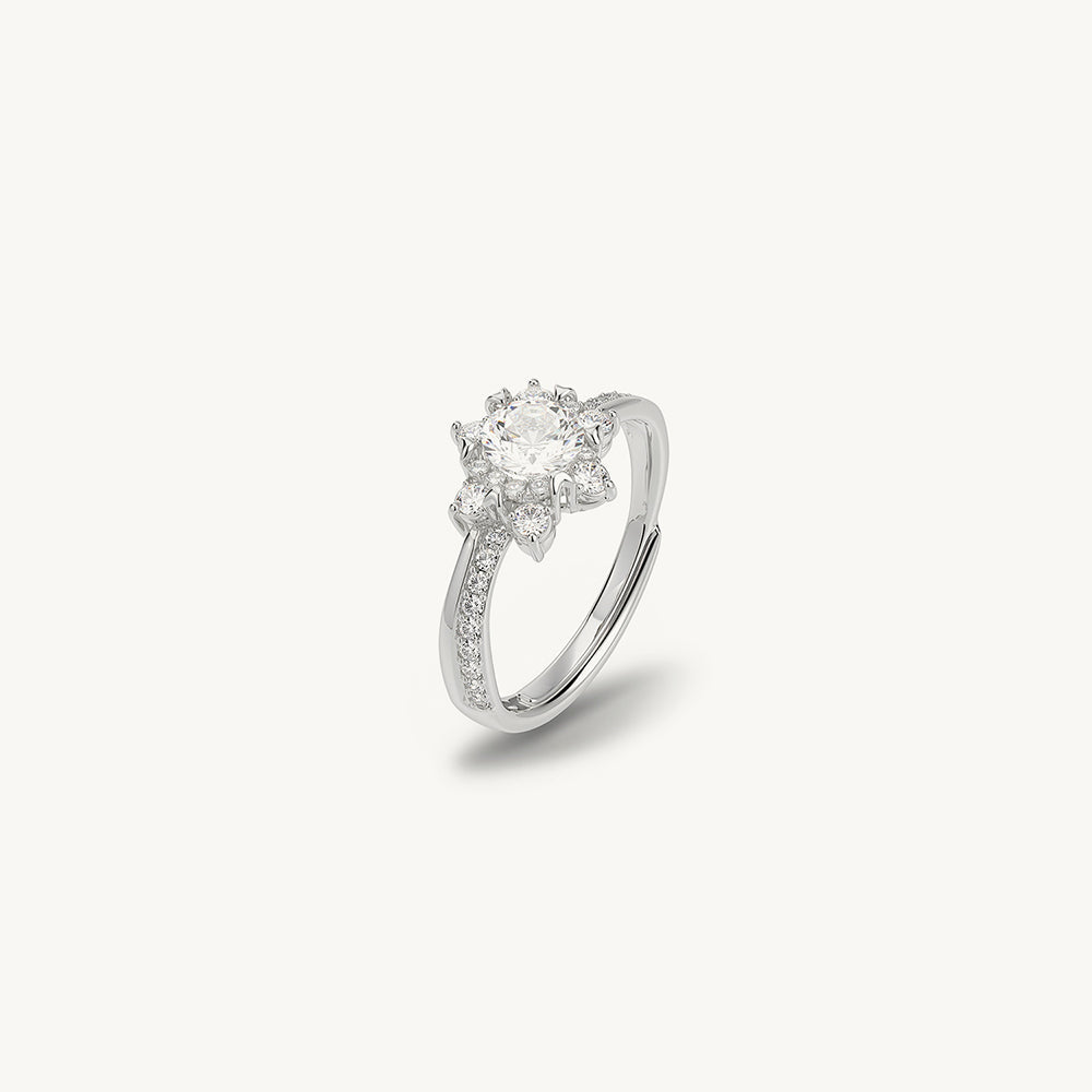 Blossom Glow 925 Sterling Silver Ring