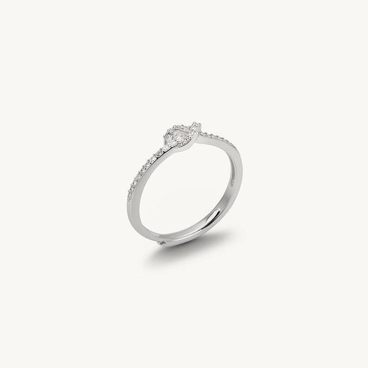 Luna Knot 925 Sterling Silver Ring