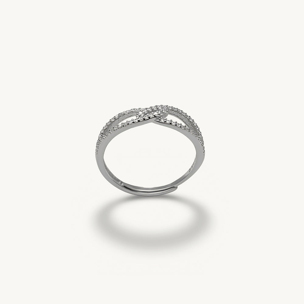Soft Swirl 925 Sterling Silver Ring