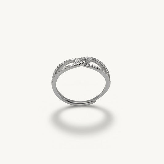 Soft Swirl 925 Sterling Silver Ring