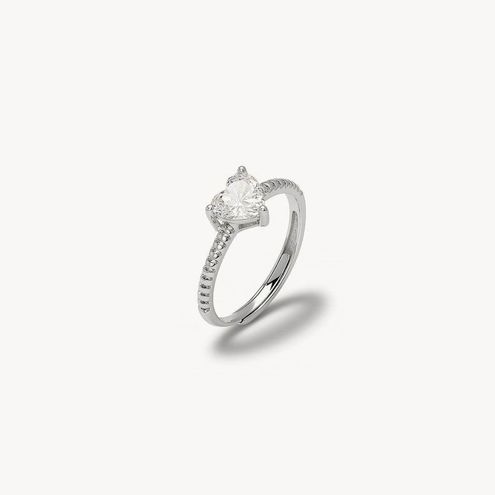 Heart Lumi 925 Sterling Silver Ring