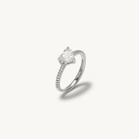 Heart Lumi 925 Sterling Silver Ring
