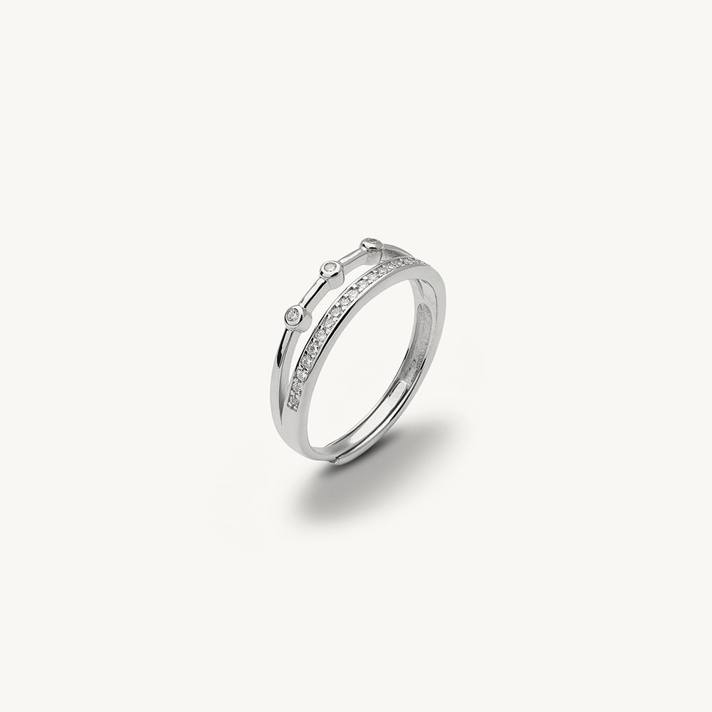 Lumi Layers 925 Sterling Silver Ring