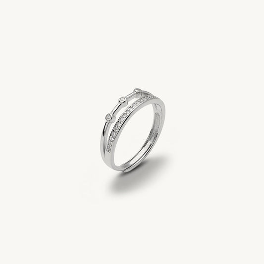Lumi Layers 925 Sterling Silver Ring