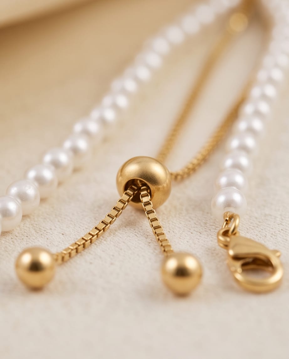 Traditional Gold Pearl Set