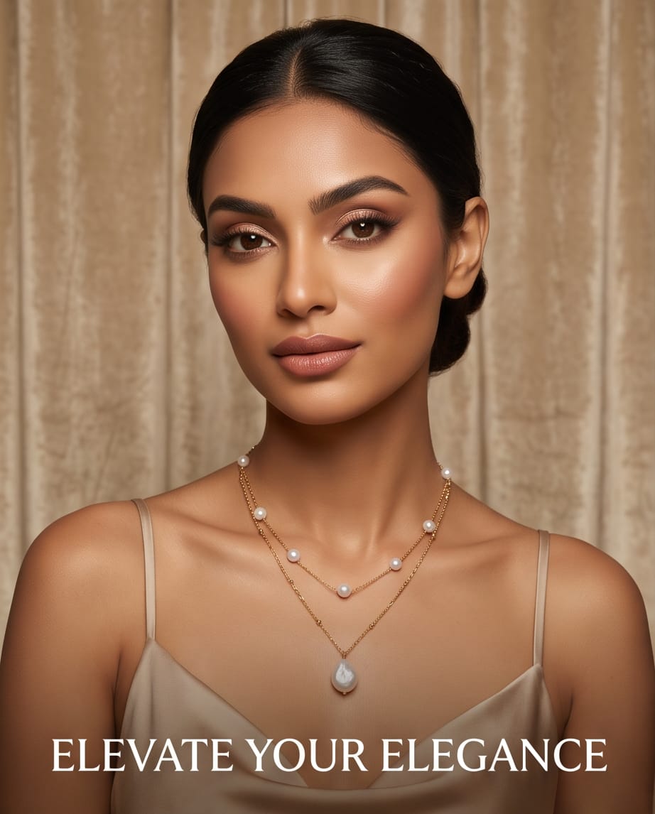 Pearl Layered Neckalce