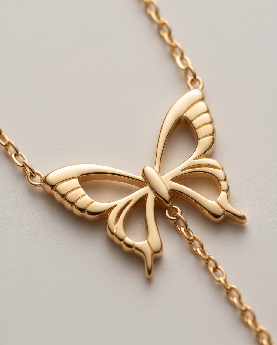 Butterfly Pendant Necklace