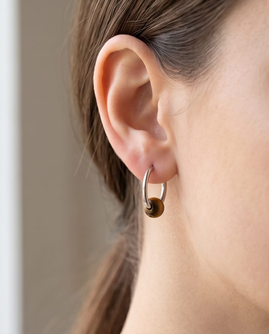 Round Jupiter Earring