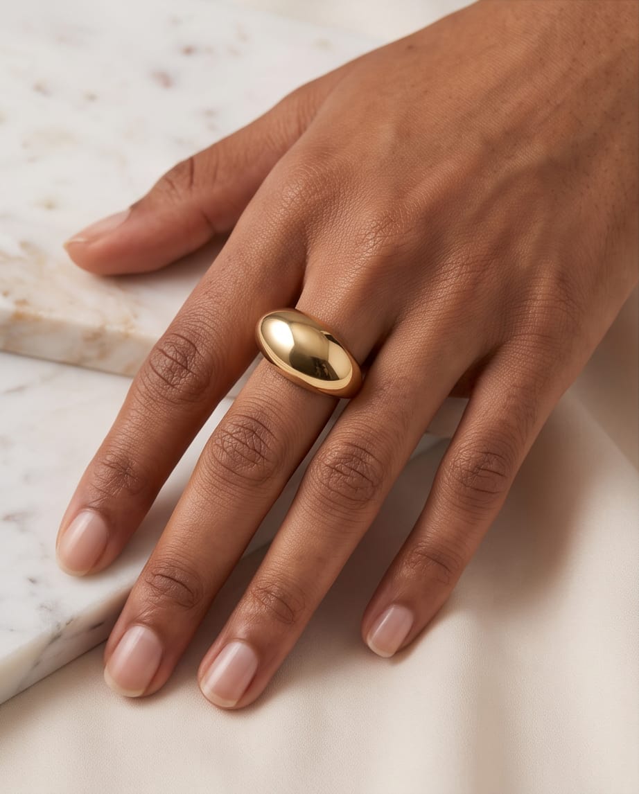 Bold Oval Refined Ring