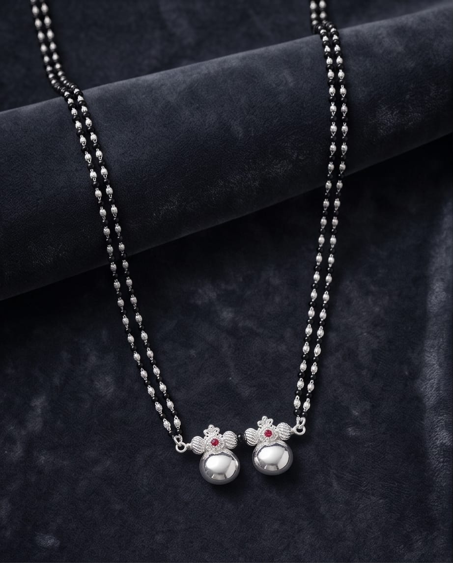 Silver Mangalsutra